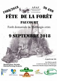 Paucourt - Fête de la Forêt 2018. Le dimanche 9 septembre 2018 à PAUCOURT. Loiret.  10H00